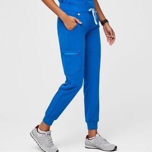 FIGS Zamora Jogger Scrub Pants - Royal Blue S